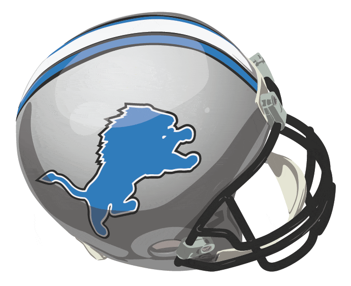 Detroit Lions 2003-2008 Helmet Logo fabric transfer